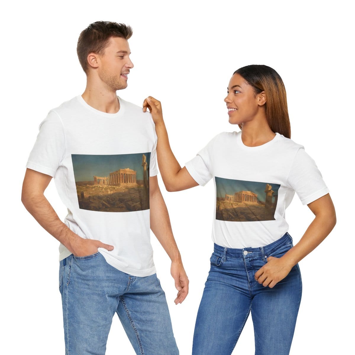 Art Unisex Jersey Short Sleeve Tee, Artist Frederic Edwin Church, Artwork 