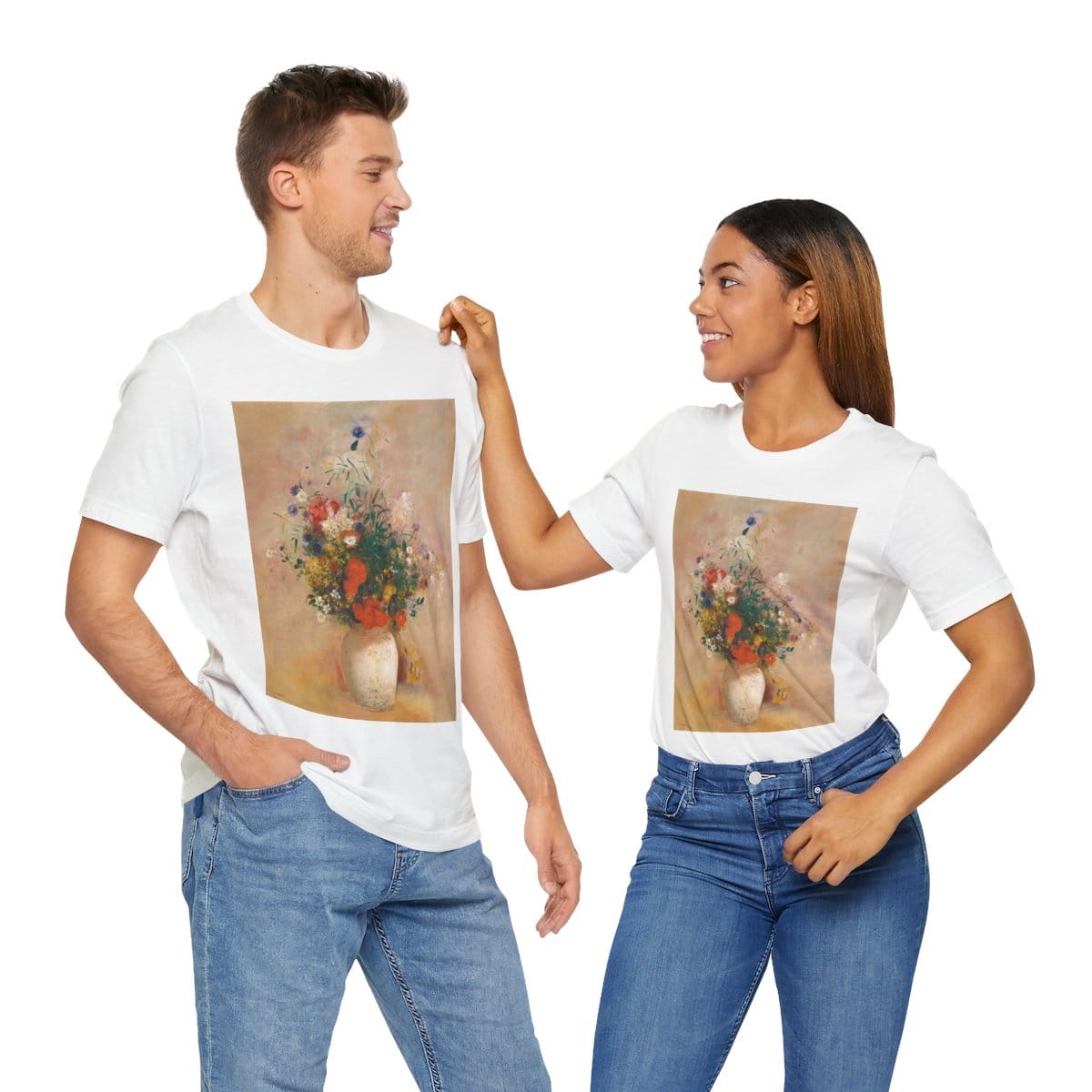 Art Unisex Jersey Short Sleeve Tee, Artist Odilon Redon, Artwork 