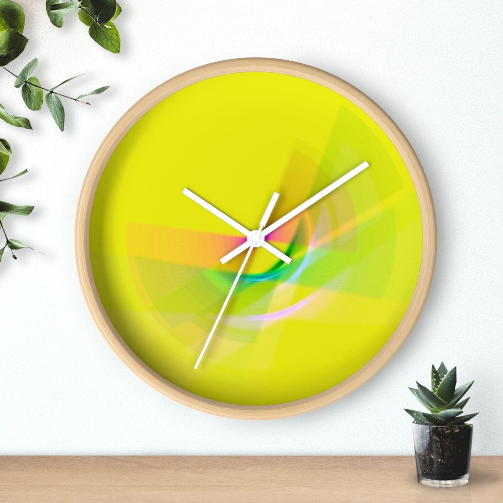 Art Wall Clock, Artist Alexis, Artwork 