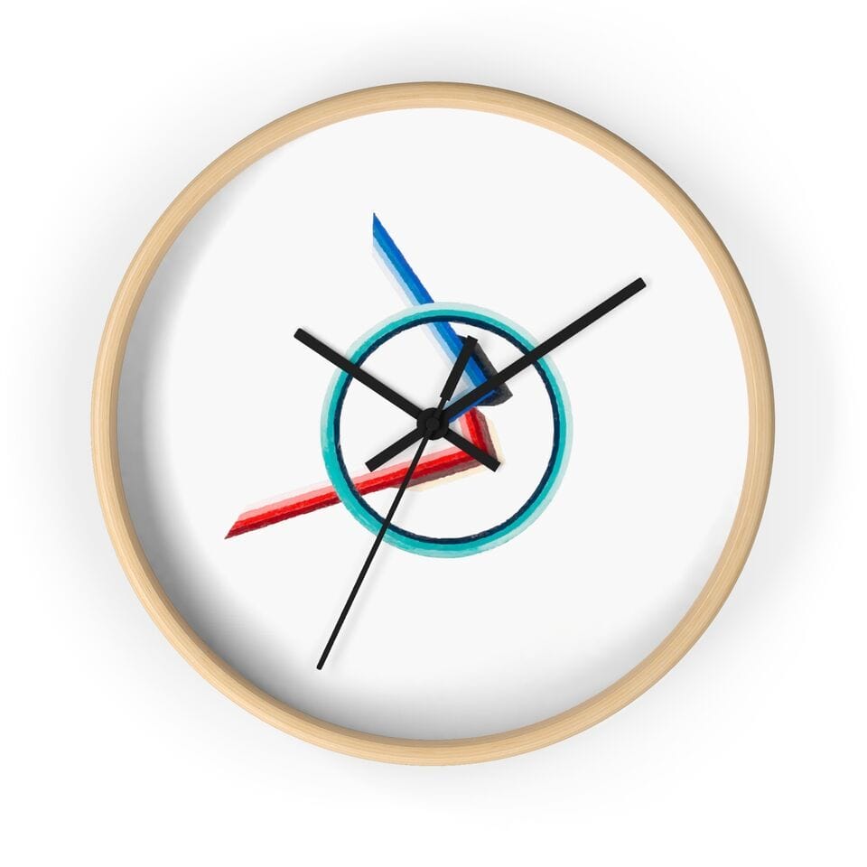 Art Wall Clock, Artist Alexis, Artwork 