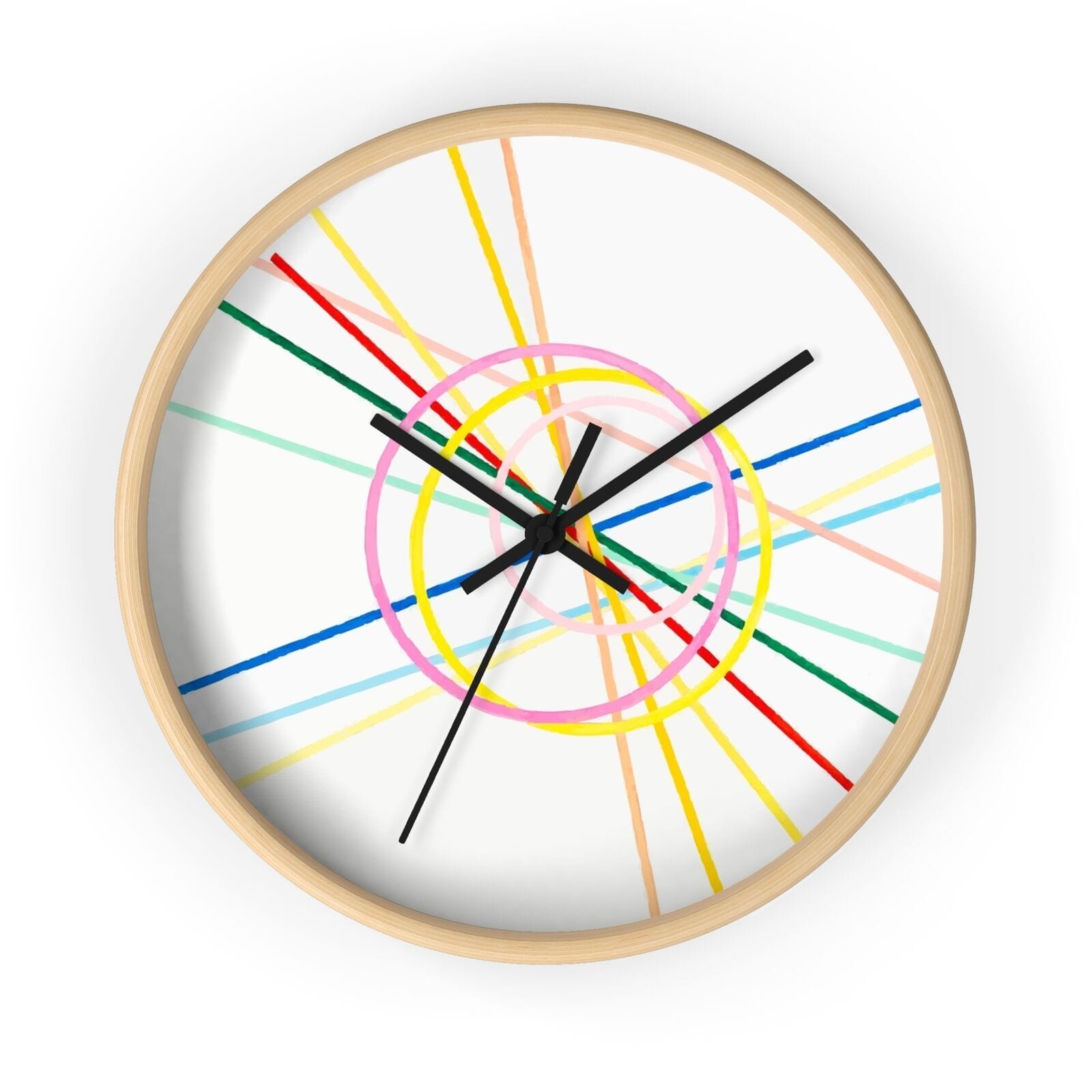 Art Wall Clock, Artist Alexis, Artwork 