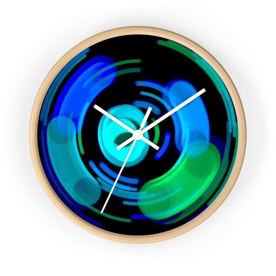 Art Wall Clock, Artist Alexis, Artwork 