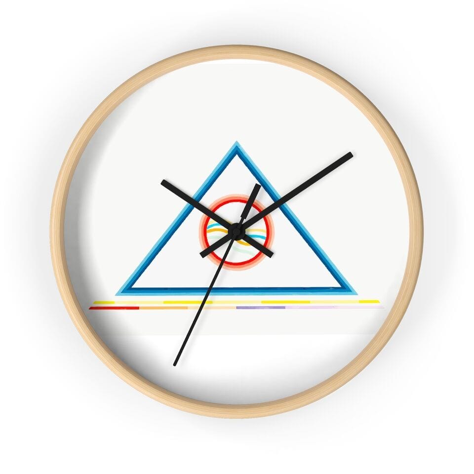 Art Wall Clock, Artist Alexis, Artwork 