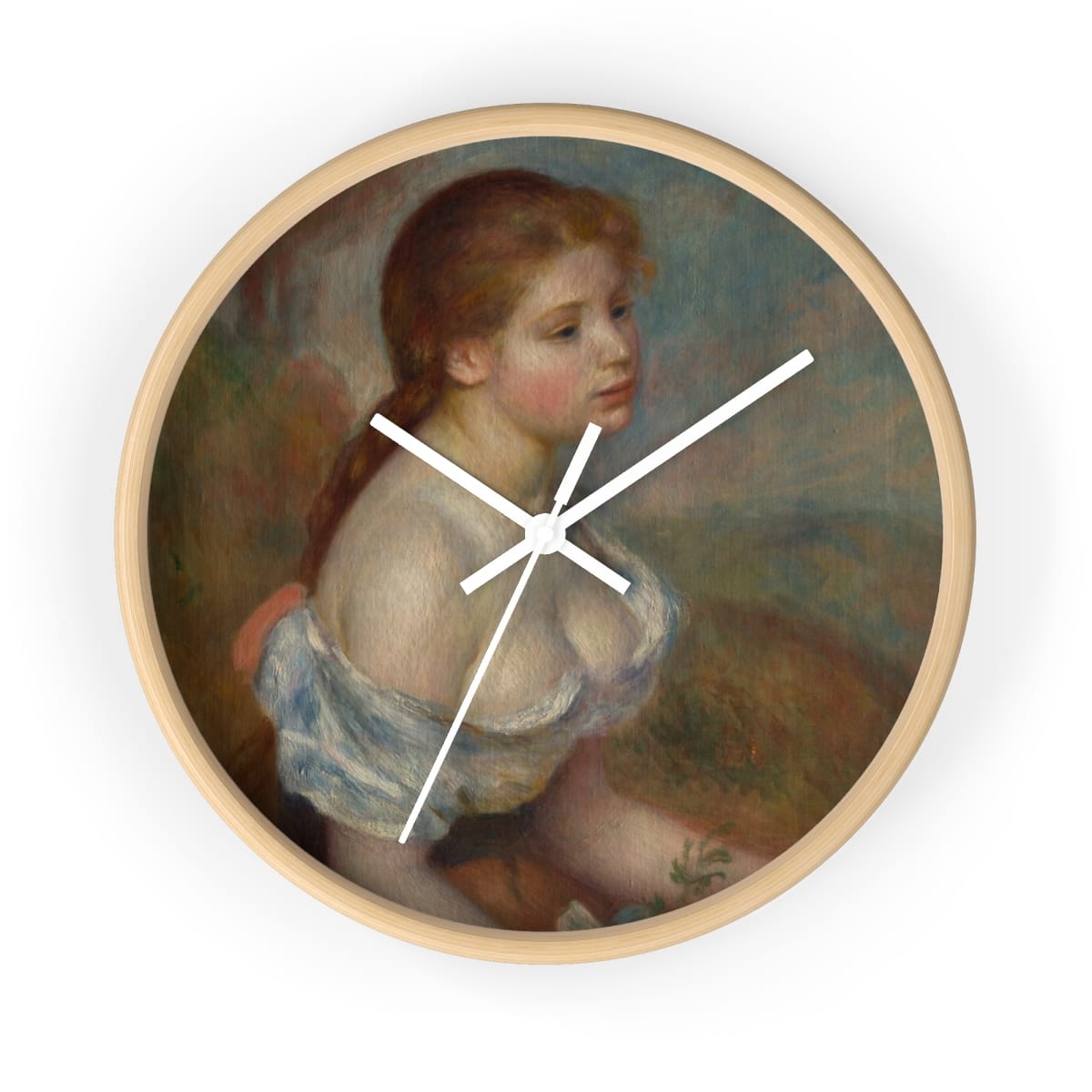 Art Wall Clock, Artist Pierre Auguste Renoir, Artwork 