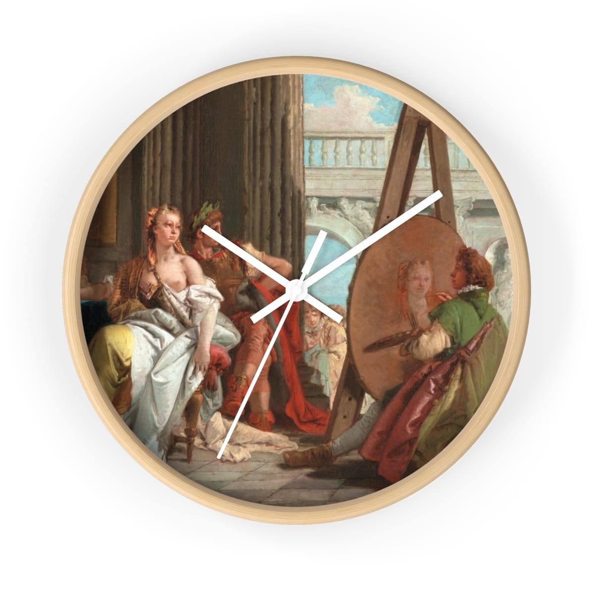 Art Wall Clock, Artist Giovanni Battista Tiepolo, Artwork 