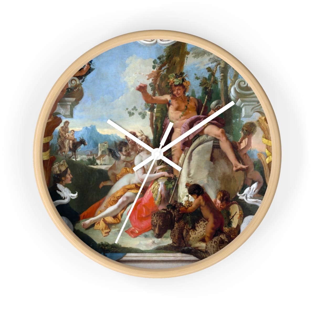 Art Wall Clock, Artist Giovanni Battista Tiepolo, Artwork 