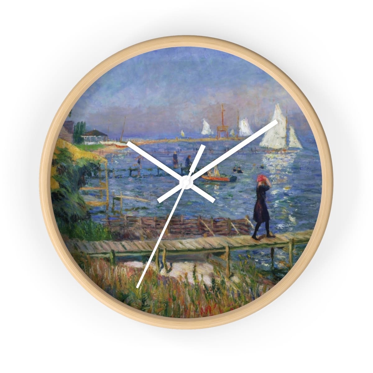 Art Wall Clock, Artist William James Glackens, Artwork 