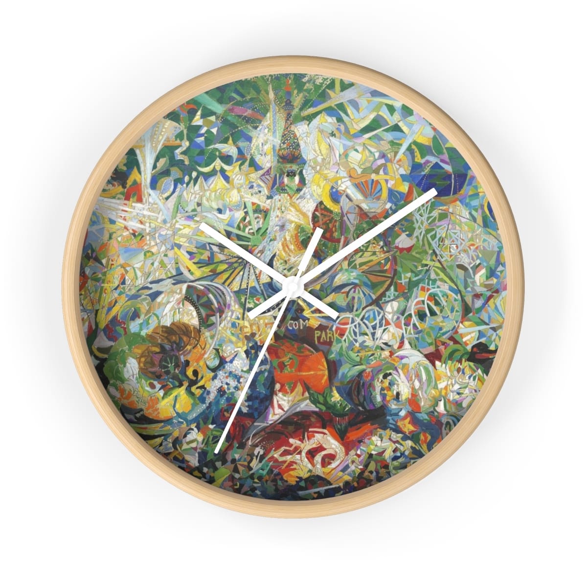 Art Wall Clock, Artist Joseph Stella, Artwork 