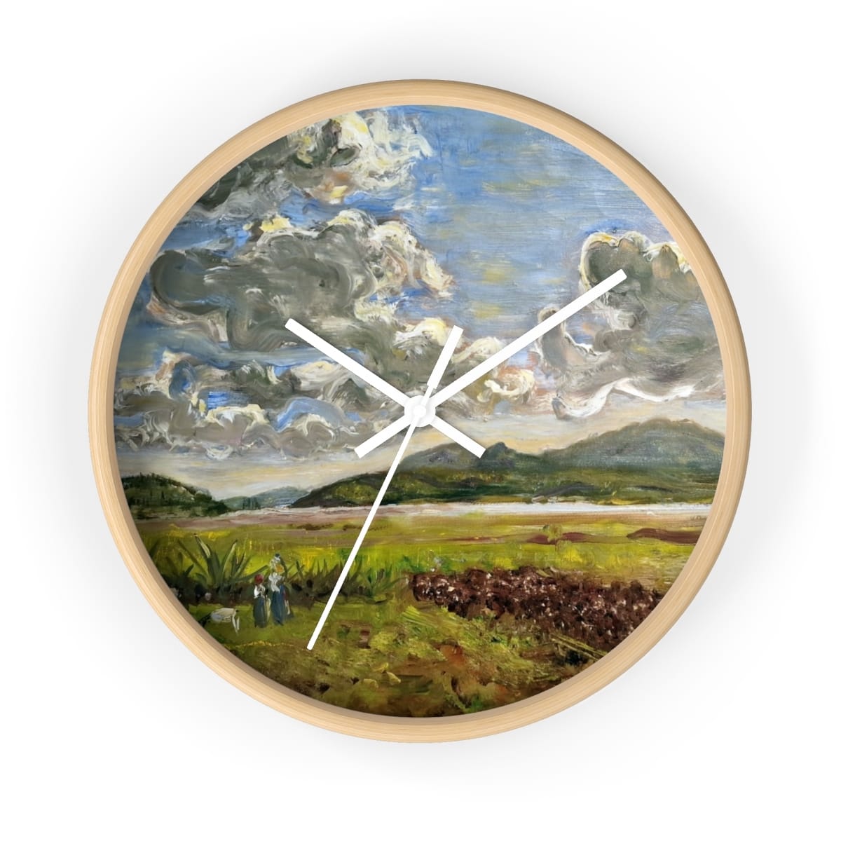 Art Wall Clock, Artist Markos Zavitzianos, Artwork 