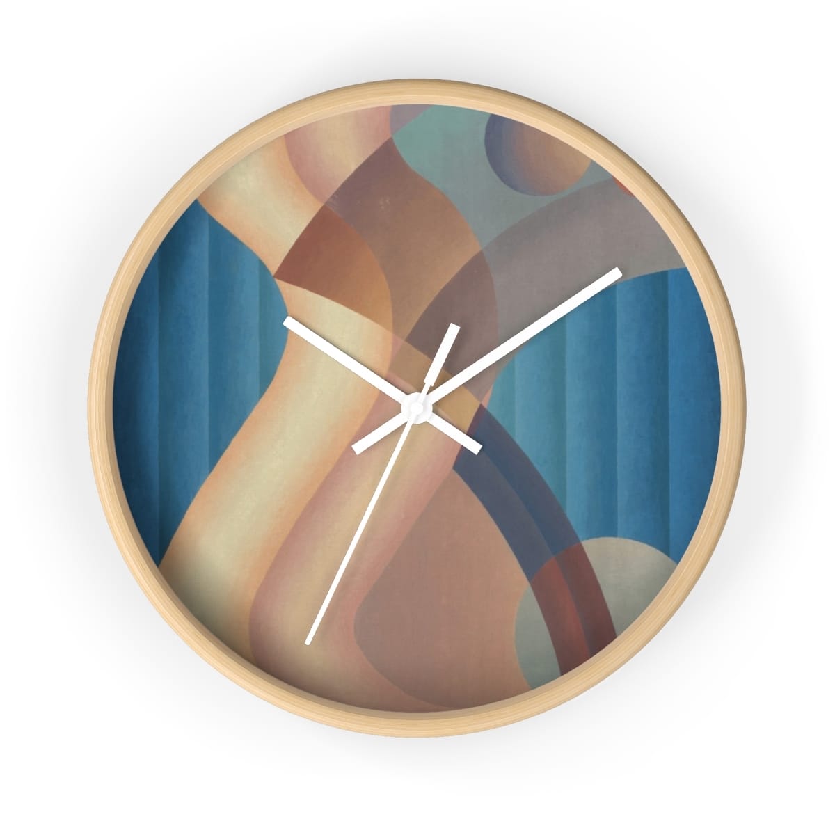 Art Wall Clock, Artist Stuart Walker, Artwork 