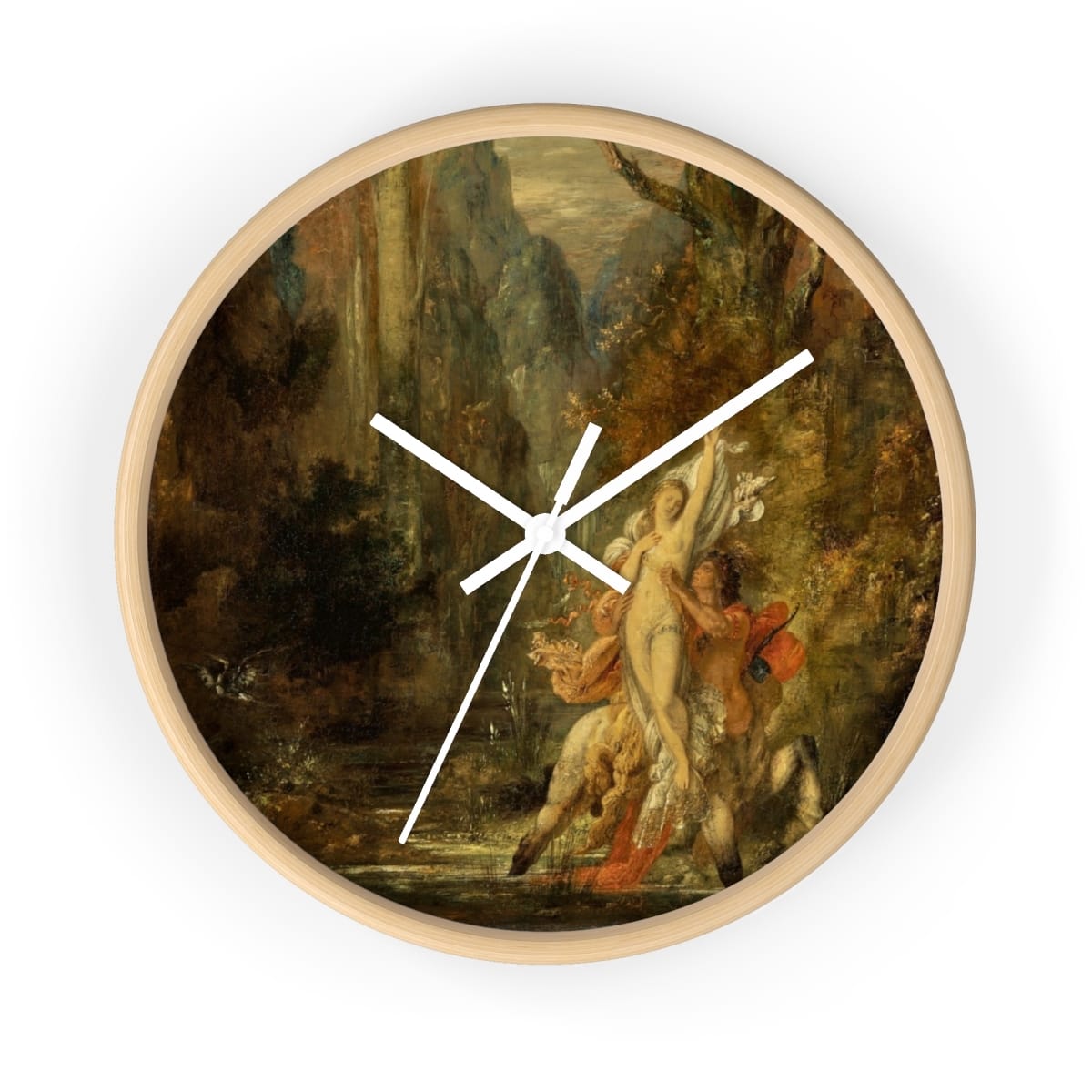 Art Wall Clock, Artist Gustave Moreau, Artwork 