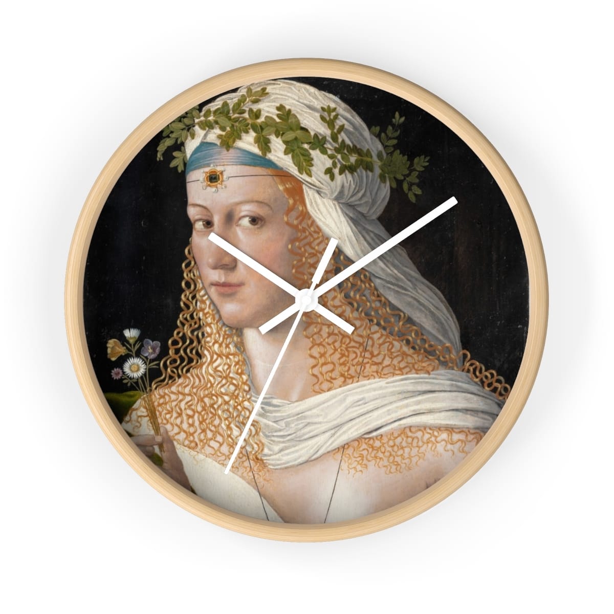 Art Wall Clock, Artist Bartolomeo Veneto, Artwork 
