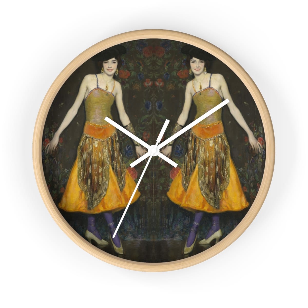 Art Wall Clock, Artist Francis Luis Mora, Artwork 