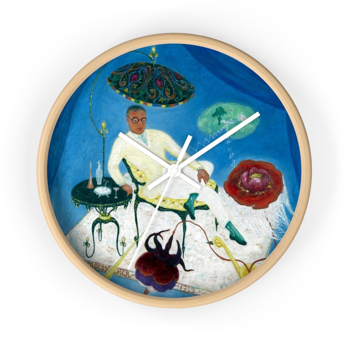 Art Wall Clock, Artist Florine Stettheimer, Artwork 
