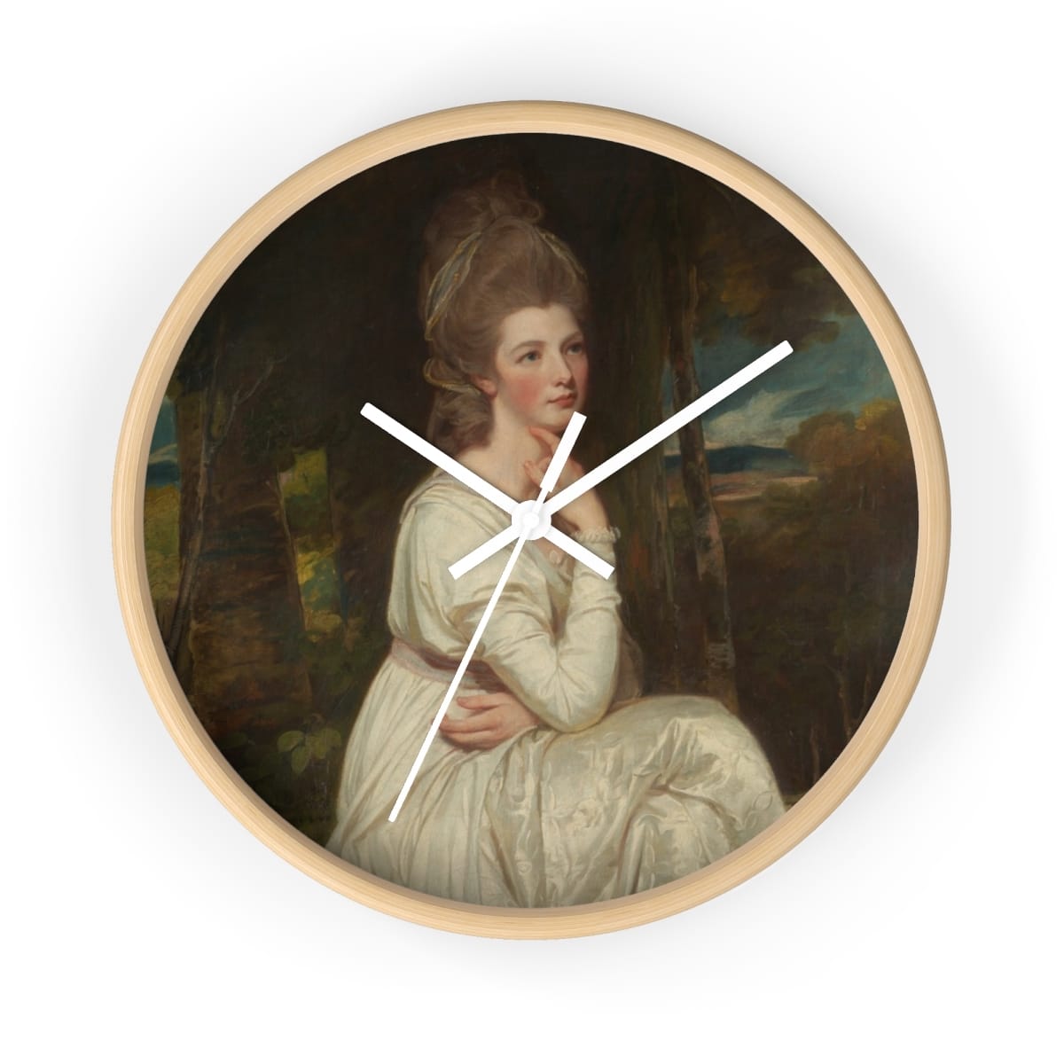 Art Wall Clock, Artist George Romney, Artwork 