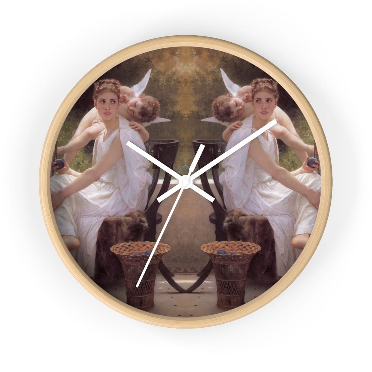 Art Wall Clock, Artist William Adolphe Bouguereau, Artwork 