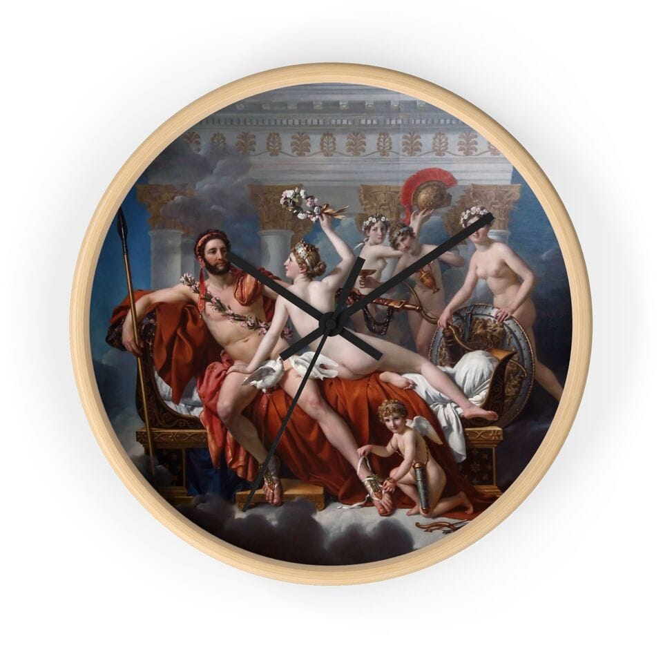 Art Wall Clock, Artist Jacques Louis David, Artwork 