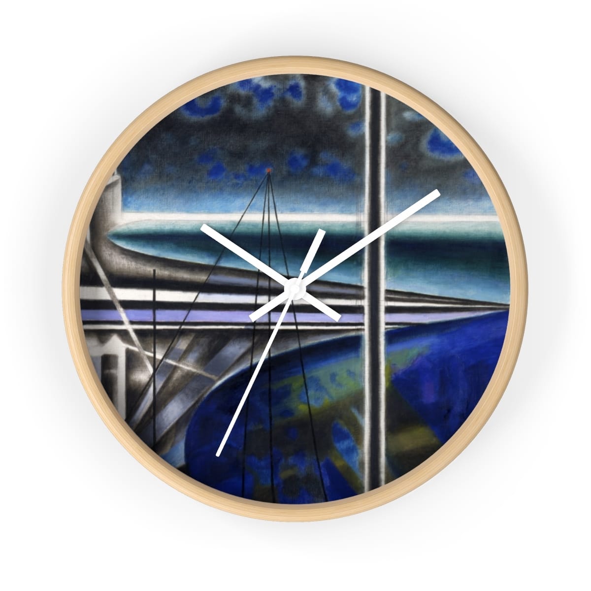 Art Wall Clock, Artist Joseph Stella, Artwork 