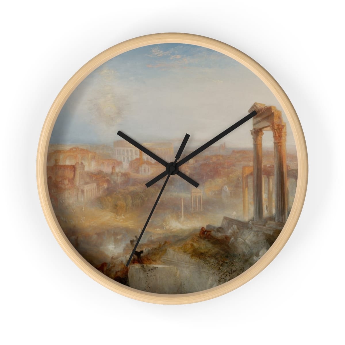 Art Wall Clock, Artist Joseph Mallord William Turner, Artwork 