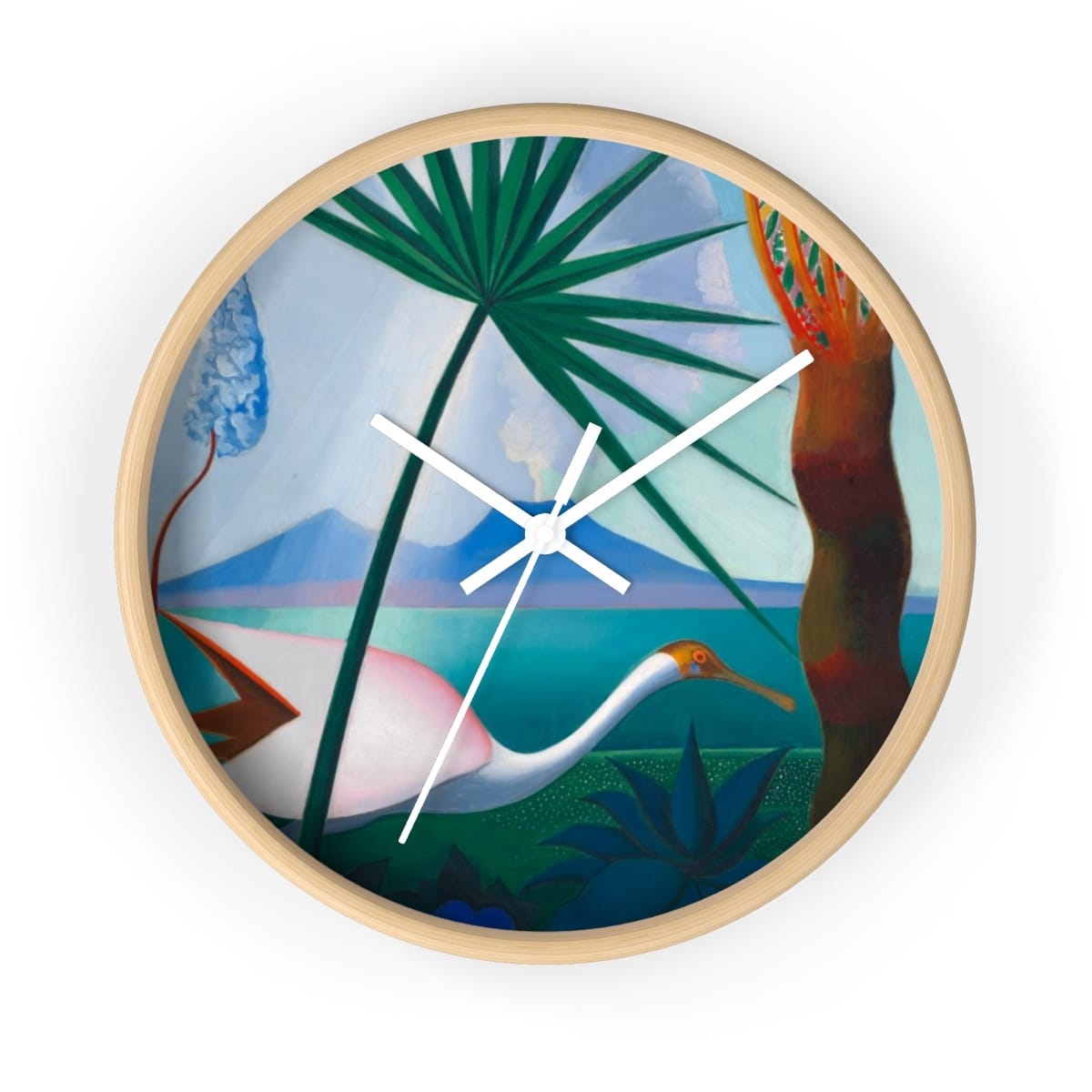 Art Wall Clock, Artist Joseph Stella, Artwork 