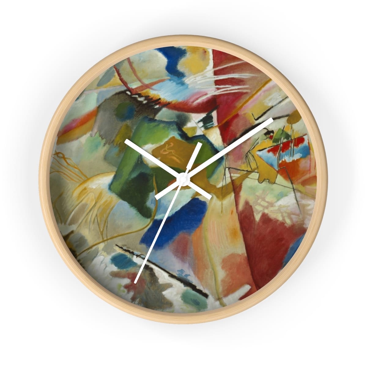 Art Wall Clock, Artist Wassily Kandinsky, Artwork 