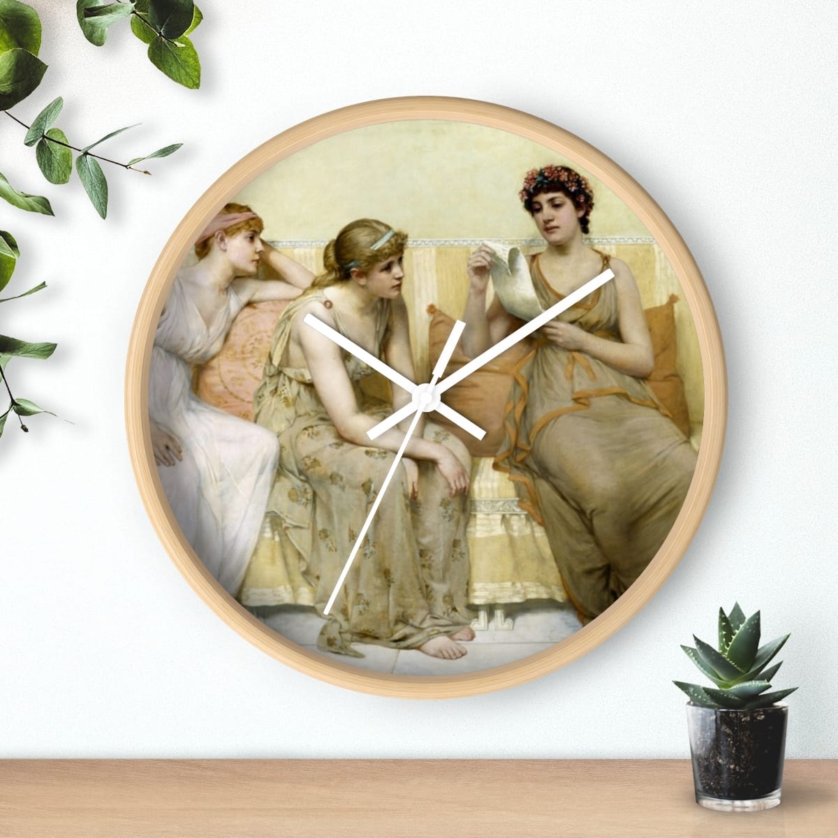 Art Wall Clock, Artist Francis Davis Millet, Artwork 