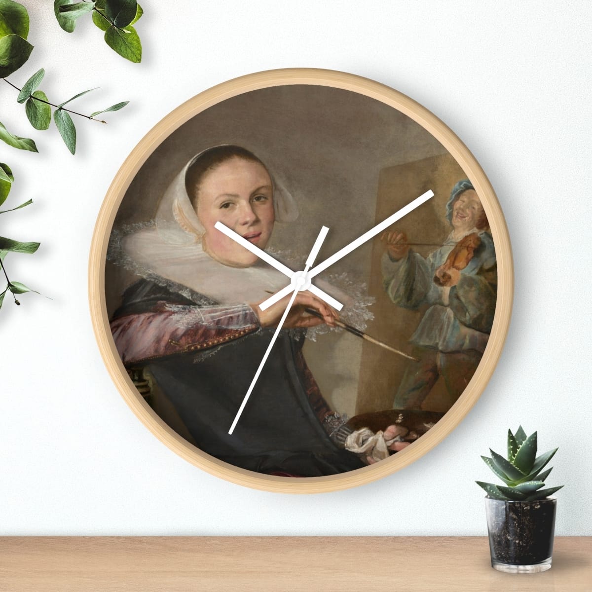 Art Wall Clock, Artist Judith Leyster, Artwork 