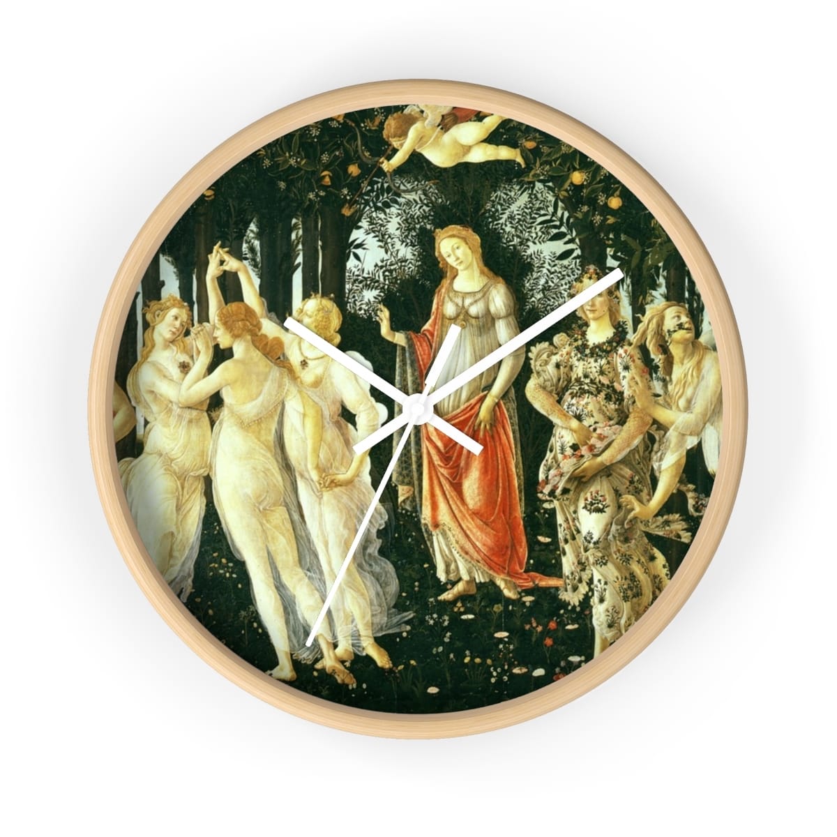 Art Wall Clock, Artist Sandro Botticelli, Artwork 