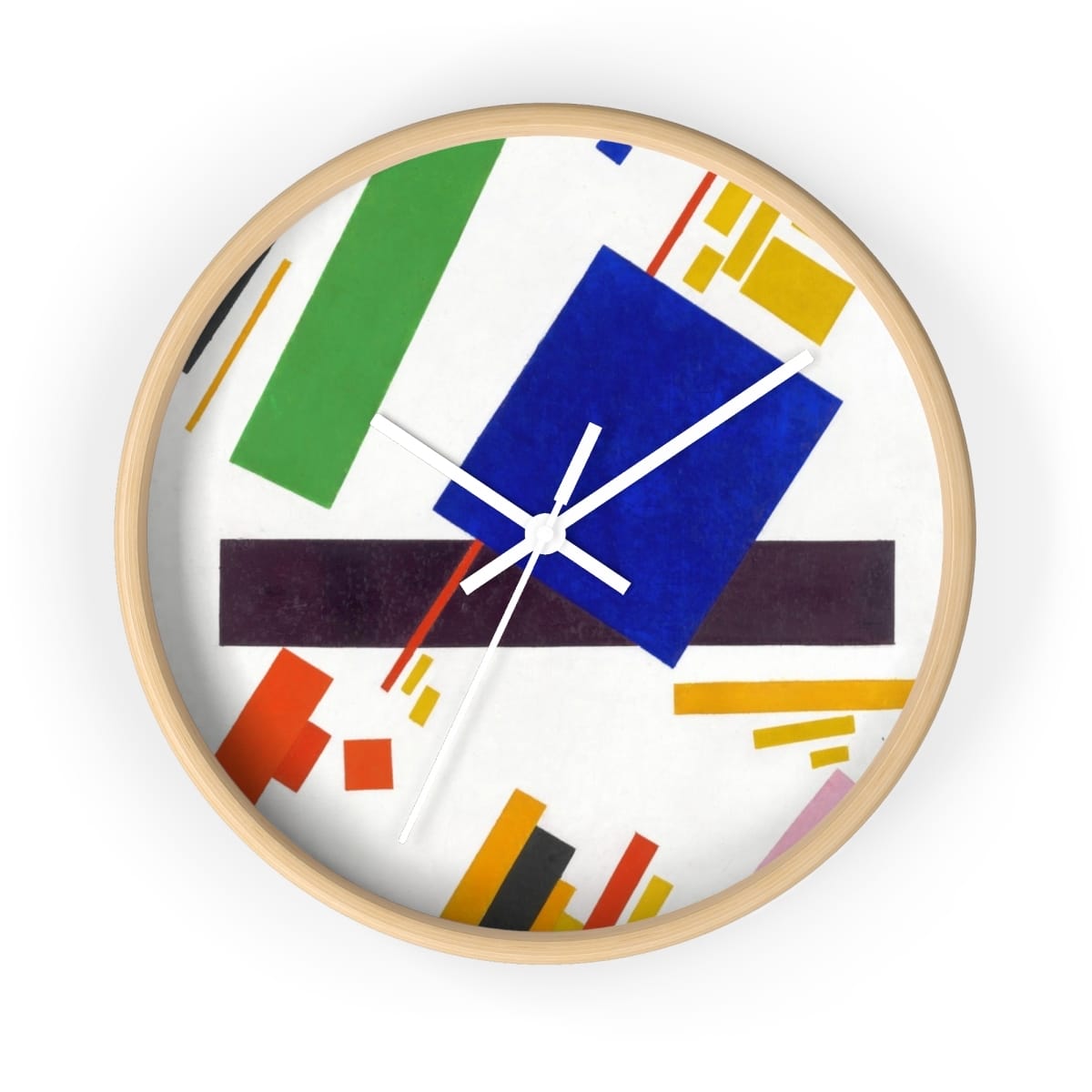 Art Wall Clock, Artist Kazimir Malevich, Artwork 