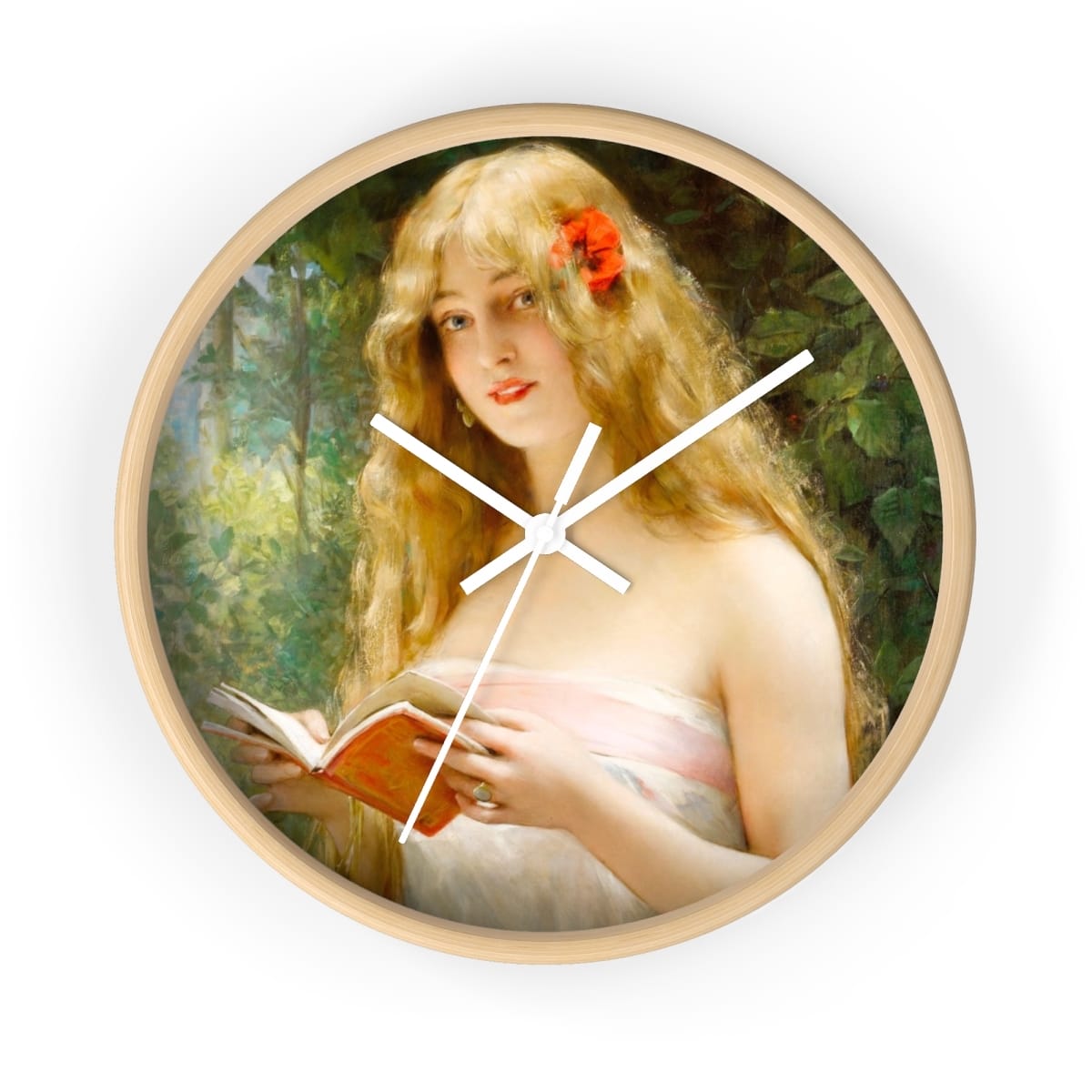Art Wall Clock, Artist Leon Comerre, Artwork 