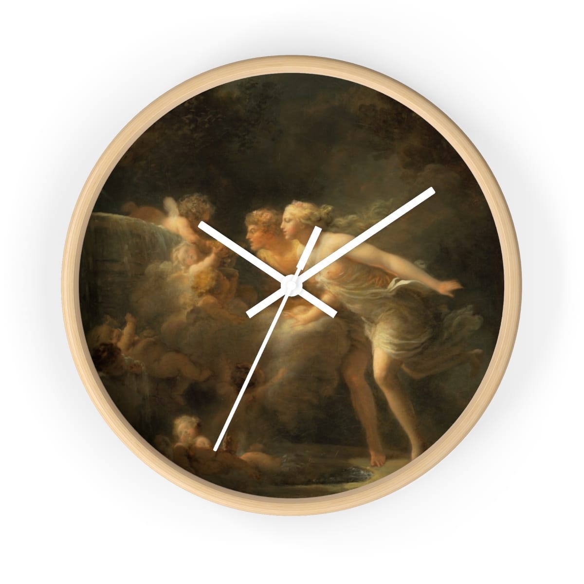 Art Wall Clock, Artist Jean Honore Fragonard, Artwork 