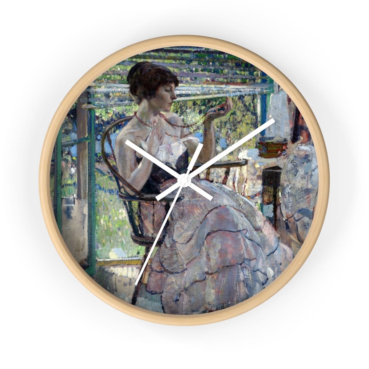 Art Wall Clock, Artist Richard E Miller, Artwork 