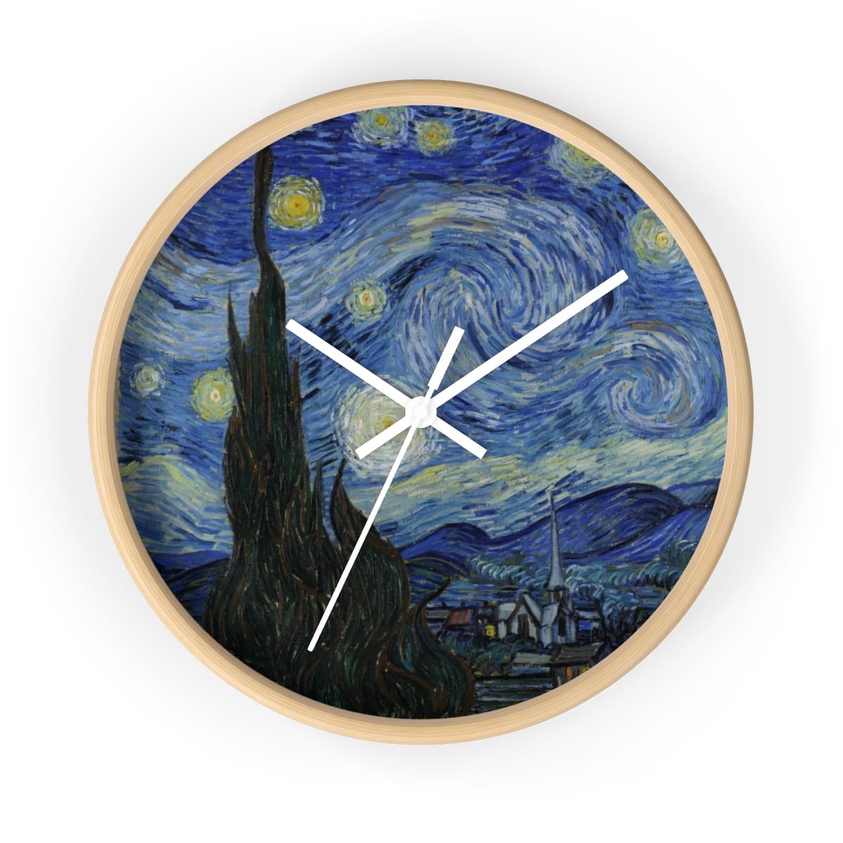 Art Wall Clock, Artist Vincent Van Gogh, Artwork 