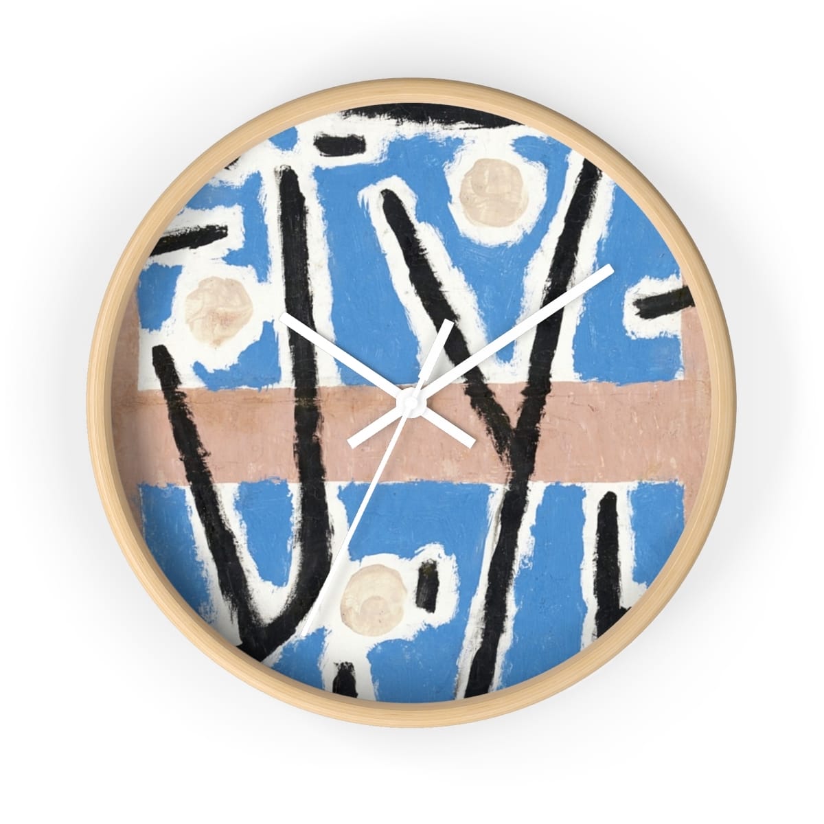 Art Wall Clock, Artist Paul Klee, Artwork 