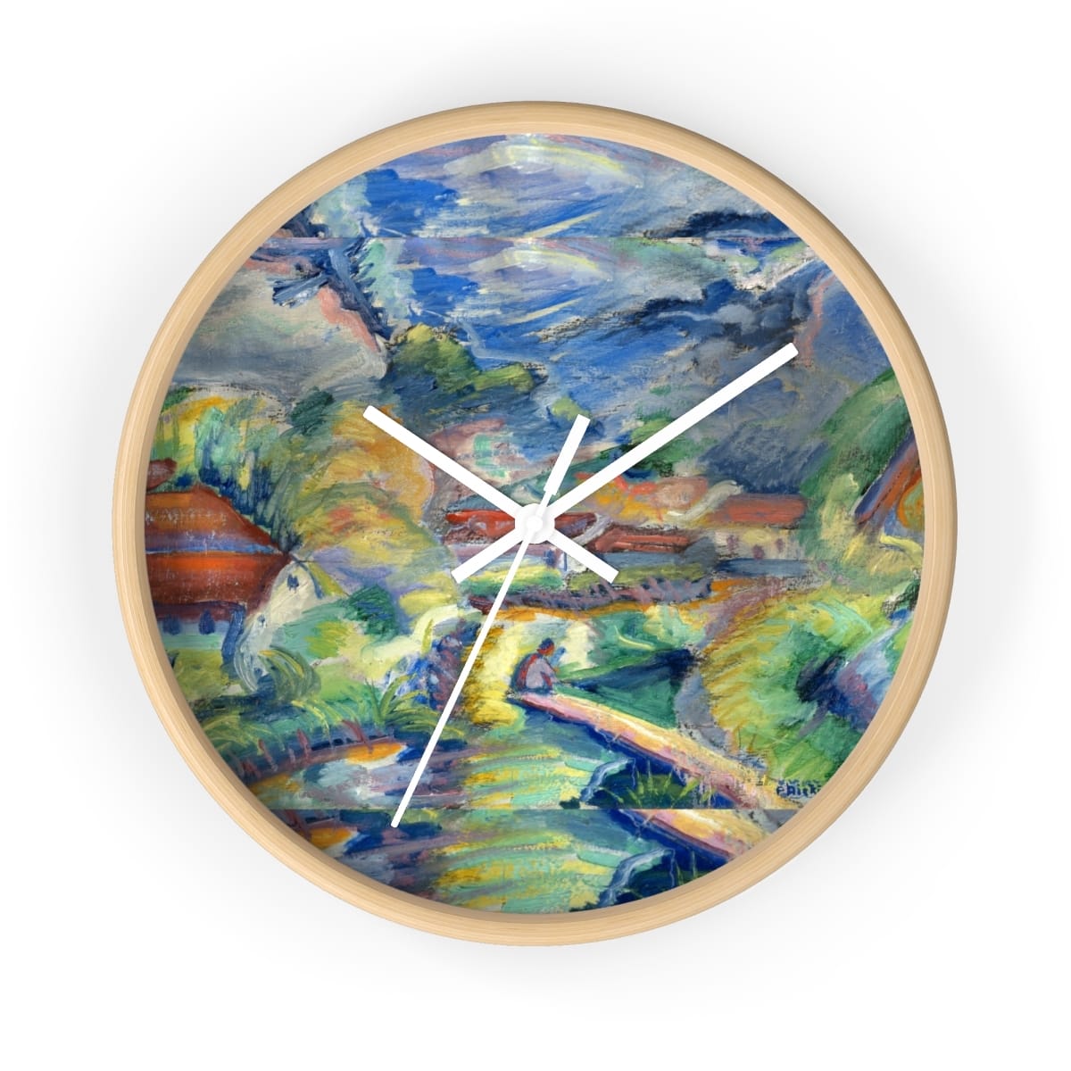 Art Wall Clock, Artist Preston Dickinson, Artwork 