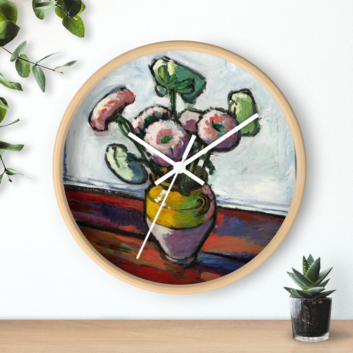 Art Wall Clock, Artist Henry Lyman Sayen, Artwork 