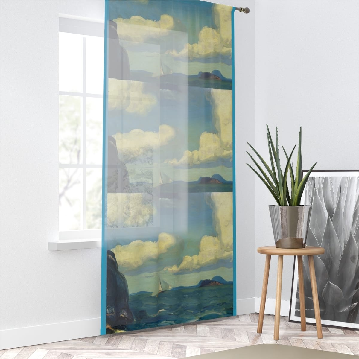 Art Window Curtain, Artist George Wesley Bellows, Artwork 