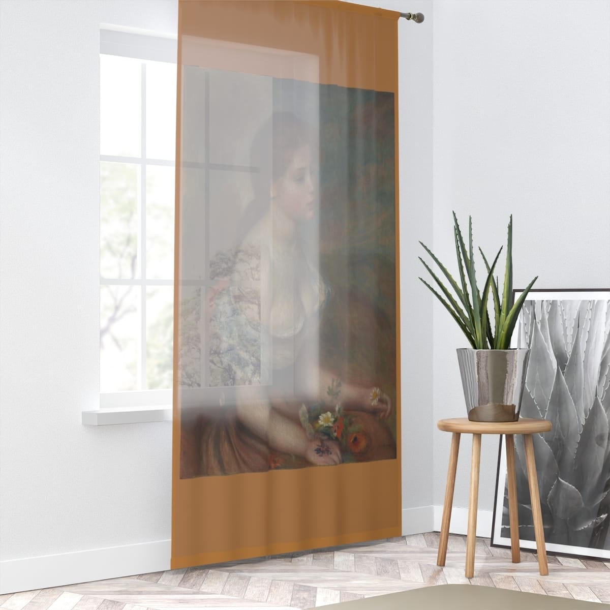 Art Window Curtain, Artist Pierre Auguste Renoir, Artwork 