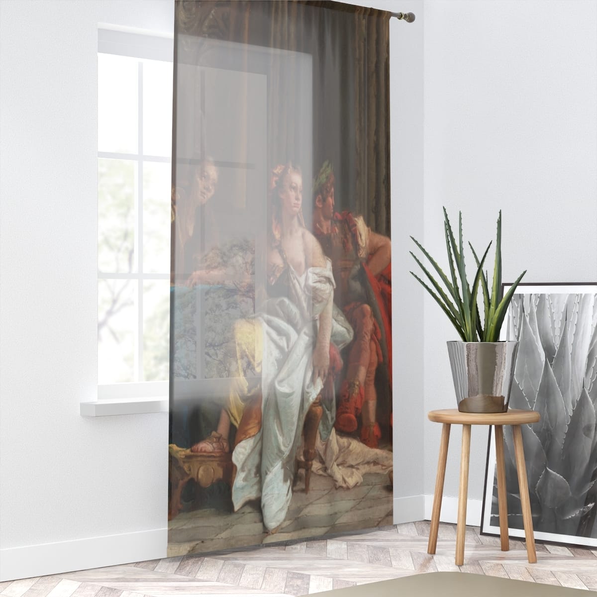 Art Window Curtain, Artist Giovanni Battista Tiepolo, Artwork 