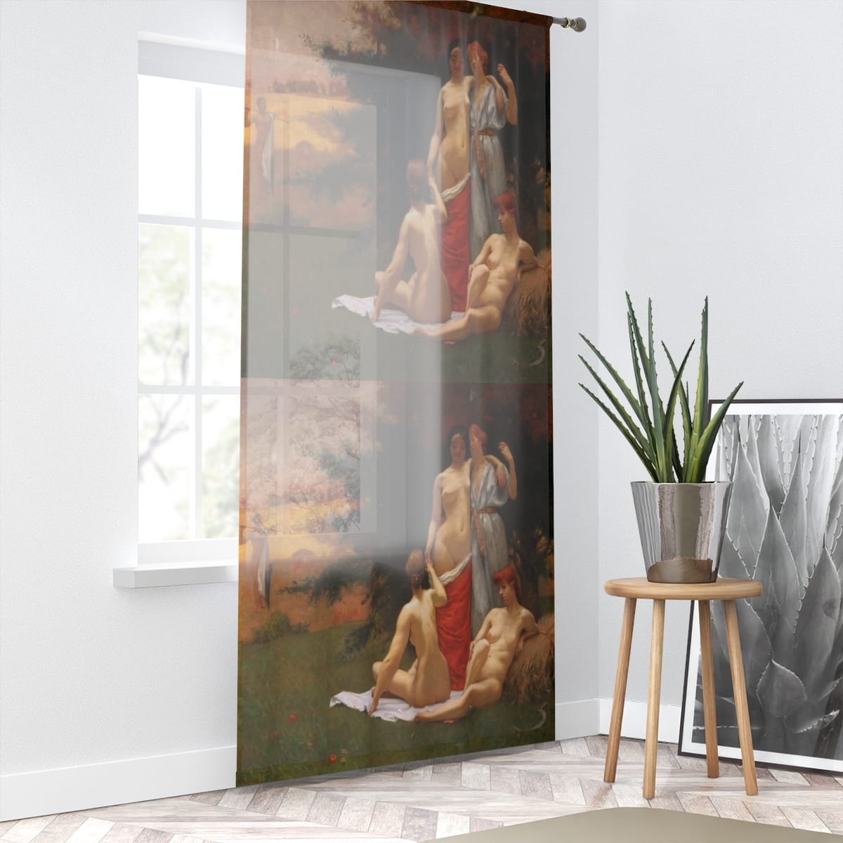 Art Window Curtain, Artist Kenyon Cox, Artwork 