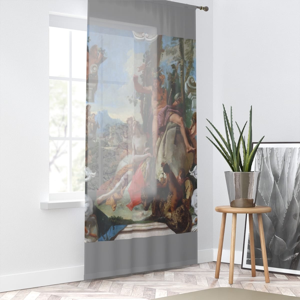 Art Window Curtain, Artist Giovanni Battista Tiepolo, Artwork 