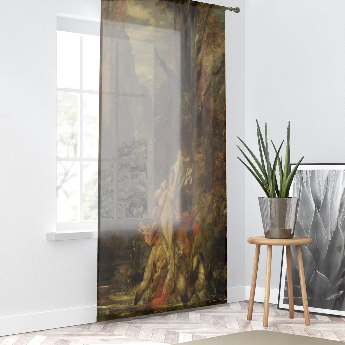 Art Window Curtain, Artist Gustave Moreau, Artwork 