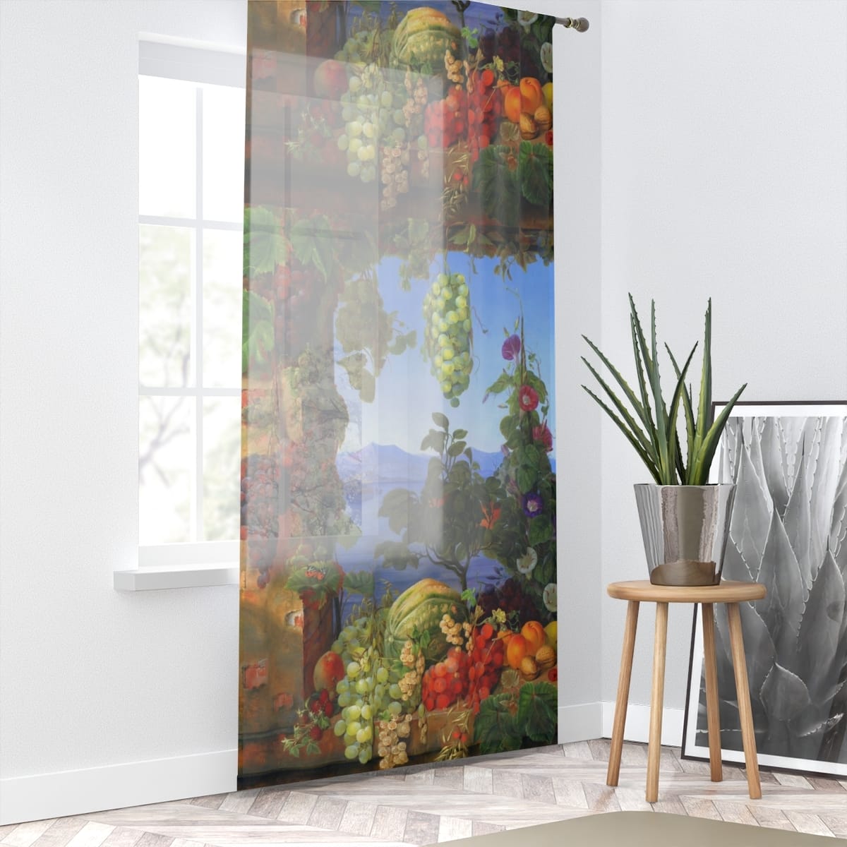 Art Window Curtain, Artist Christine Lovmand, Artwork 