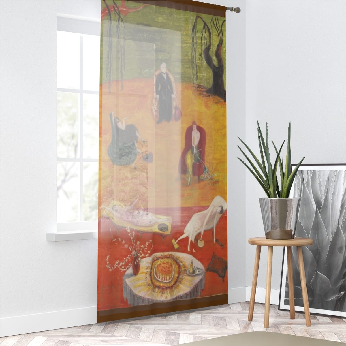 Art Window Curtain, Artist Florine Stettheimer, Artwork 