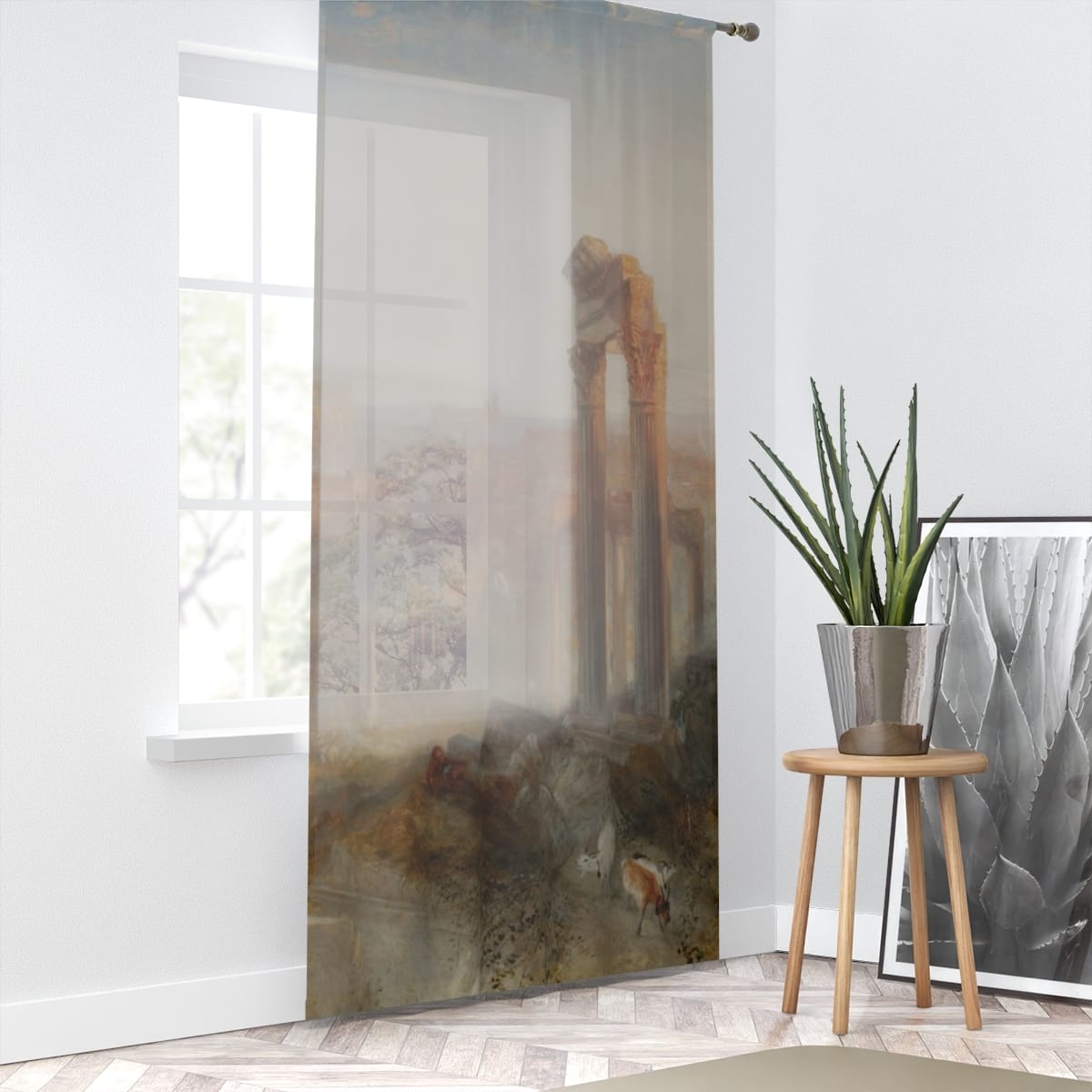 Art Window Curtain, Artist Joseph Mallord William Turner, Artwork 
