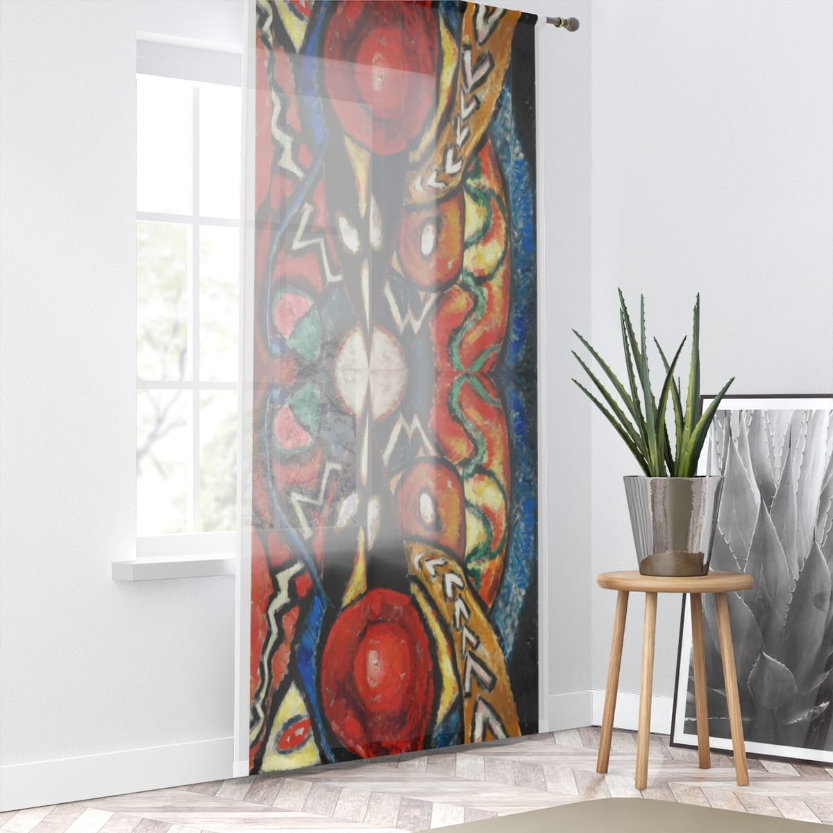 Art Window Curtain, Artist Marsden Hartley, Artwork 