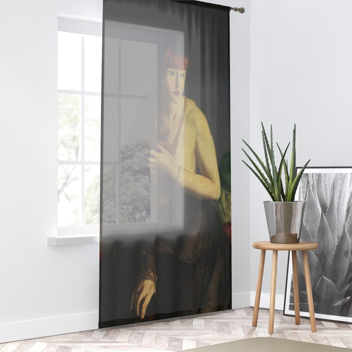 Art Window Curtain, Artist George Wesley Bellows, Artwork 