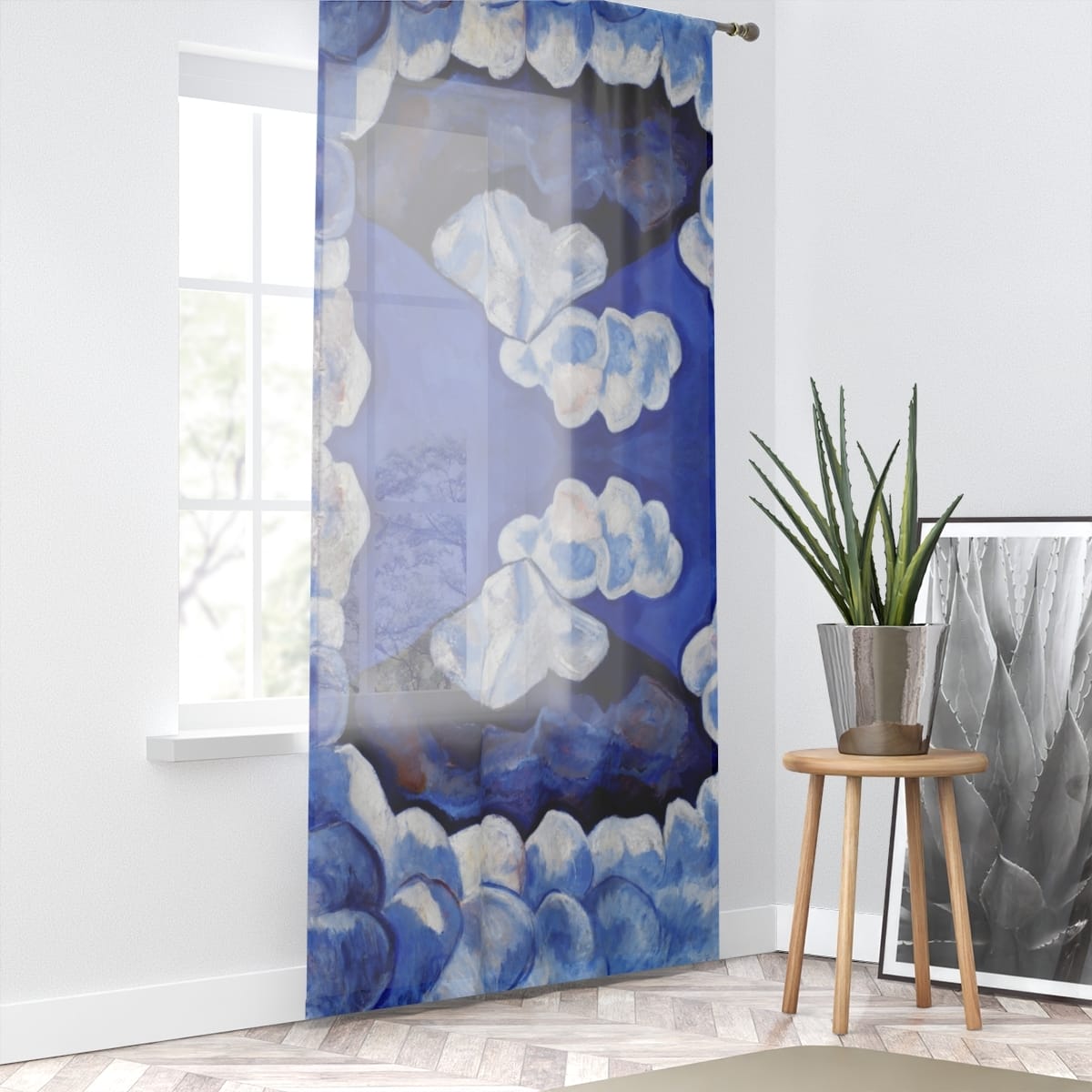 Art Window Curtain, Artist Marsden Hartley, Artwork 