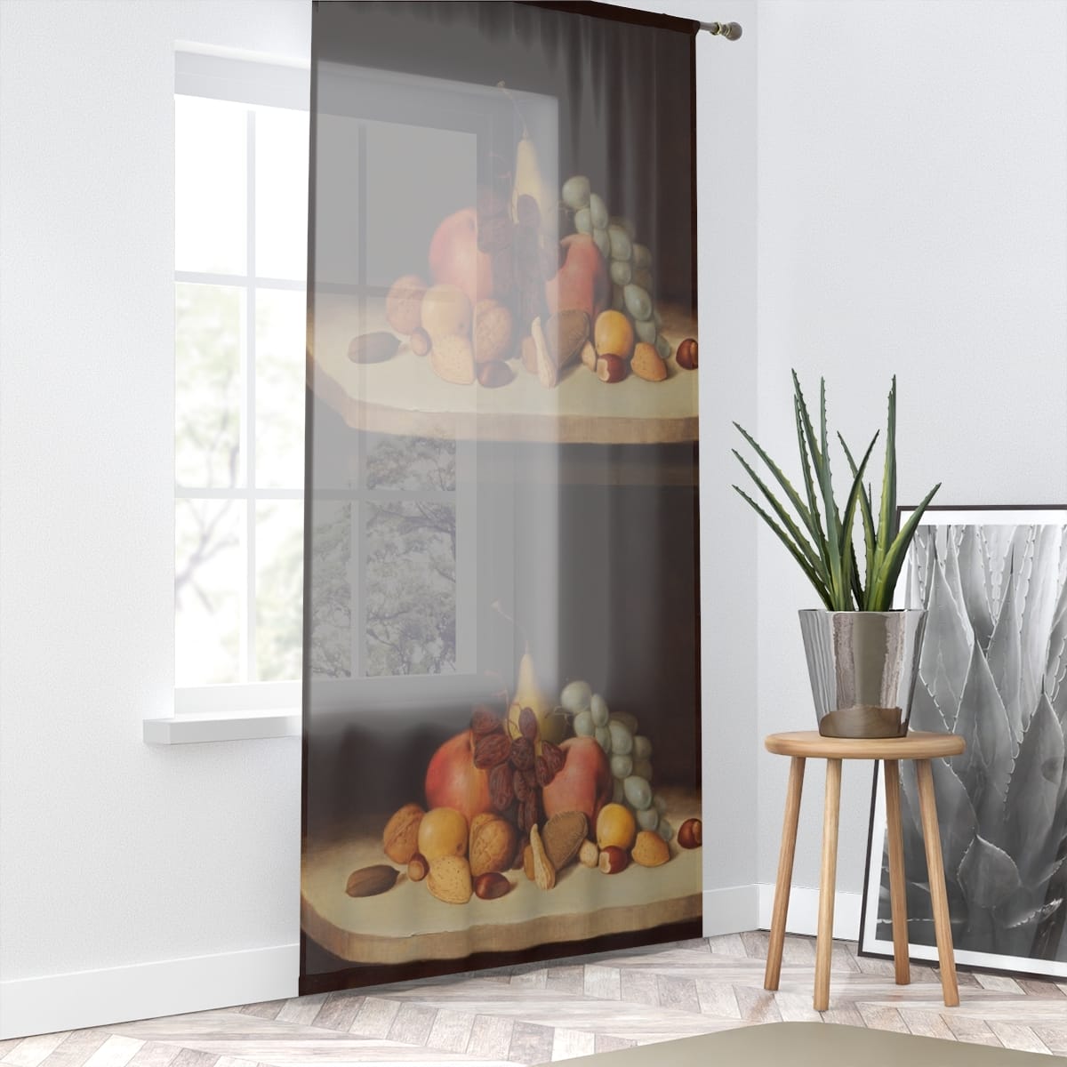 Art Window Curtain, Artist Robert S Duncanson, Artwork 