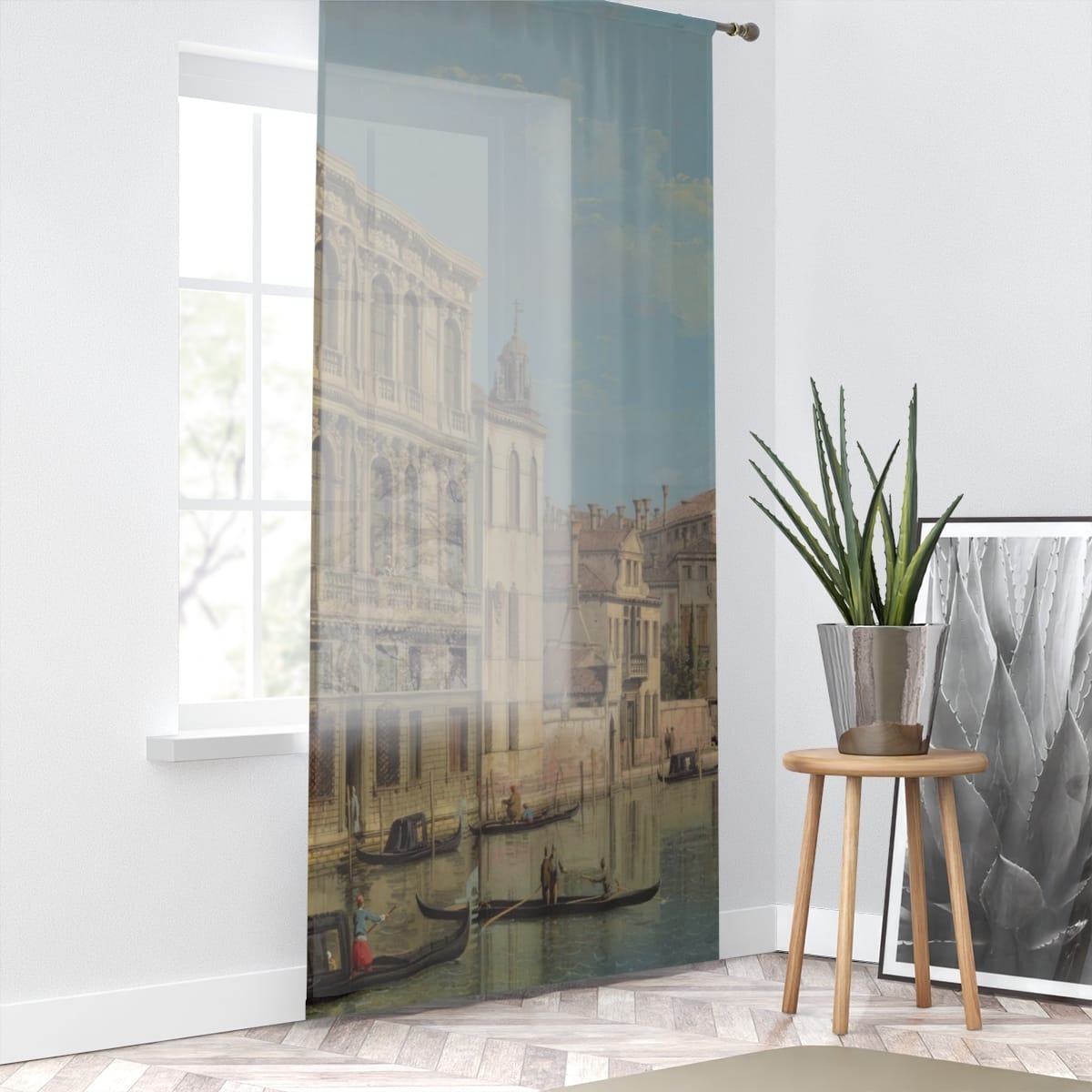 Art Window Curtain, Artist Canaletto, Artwork 